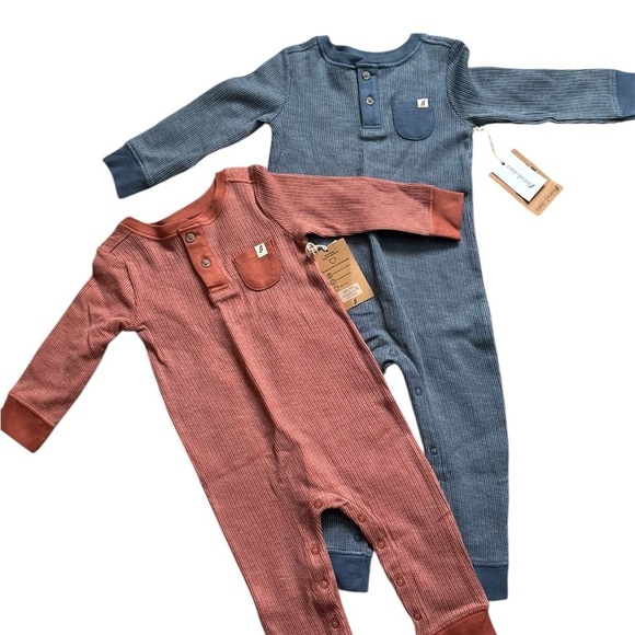 Other - Kids One Piece Set - Blue and rustic orange